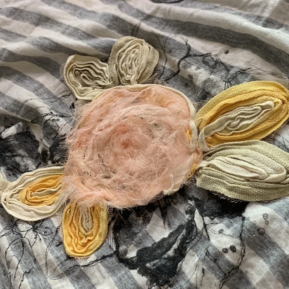 Boho Appliqué Artisanal striped tank top women’s medium - Picture 5 of 5